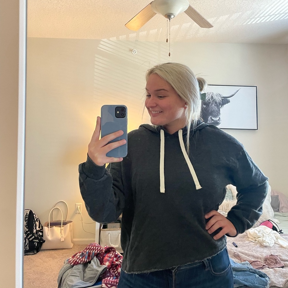 Distressed COLSIE loungewear hoodie